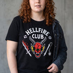 Zdjęcie produktu Stranger Things - Hellfire Club Logo T-Shirt czarne