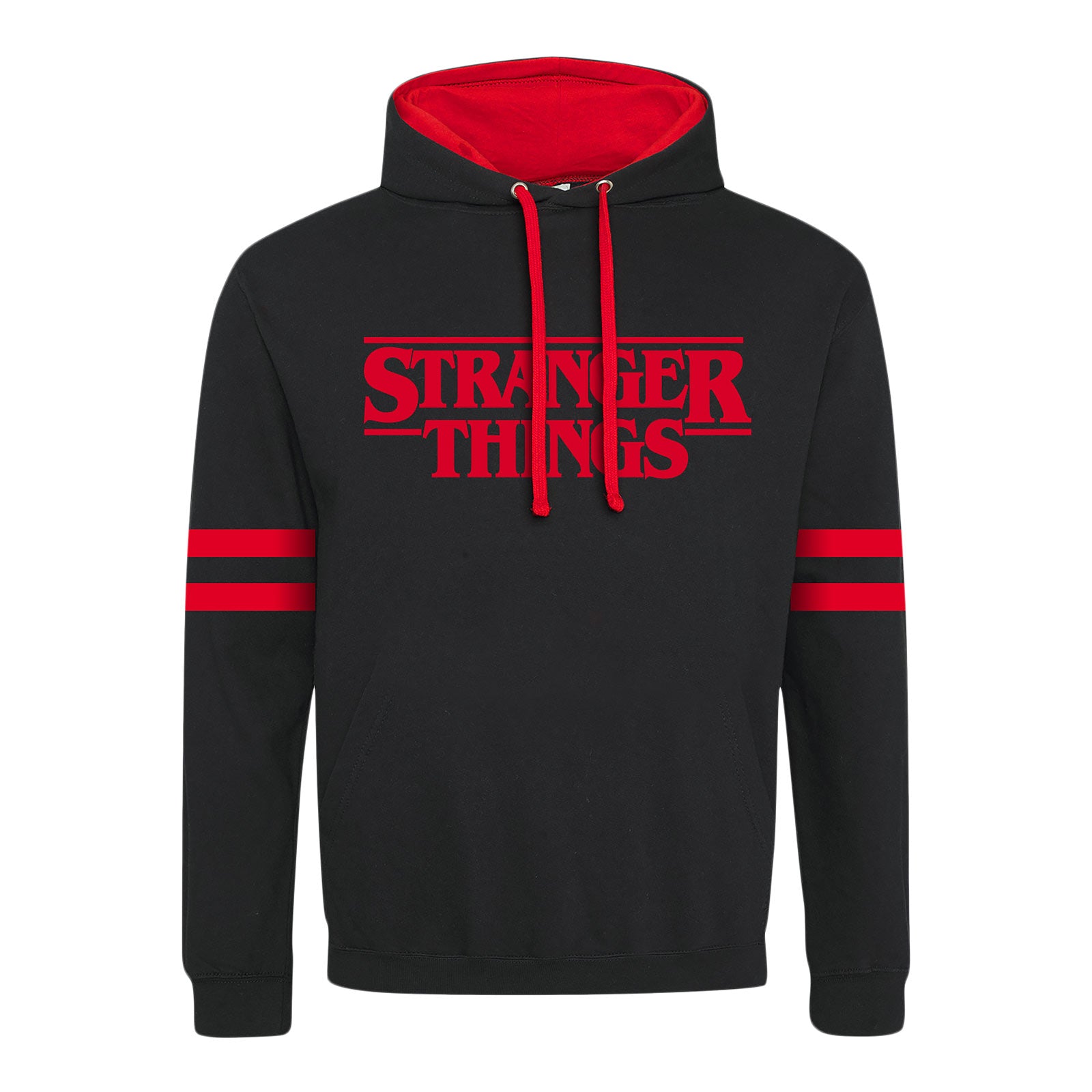 Zdjęcie produktu Stranger Things - Logo Bluza z kapturem czarna