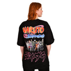 Zdjęcie produktu Naruto Shippuden - Oversize T-Shirt z grupą czarne