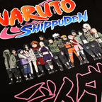 Zdjęcie produktu Naruto Shippuden - Oversize T-Shirt z grupą czarne