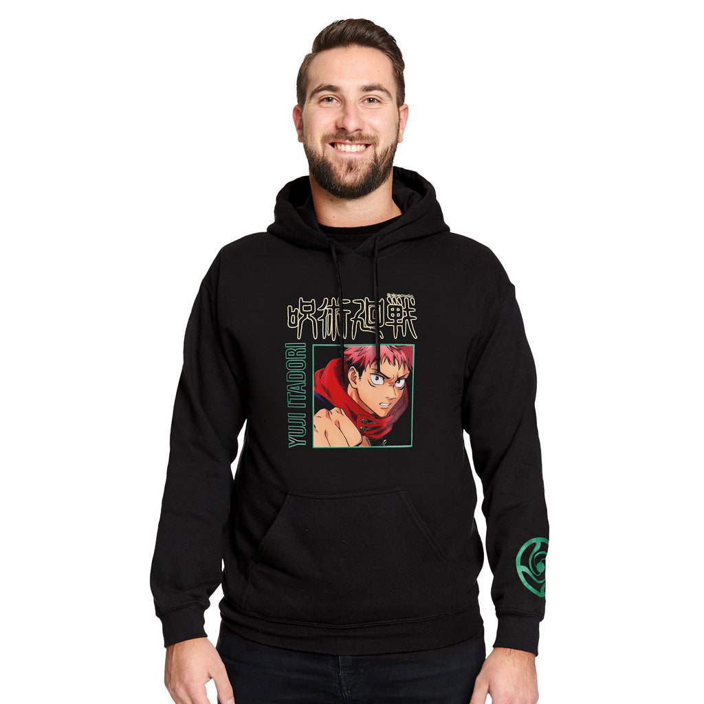 Zdjęcie produktu Jujutsu Kaisen - Bluza z kapturem Yuji Itadori czarna