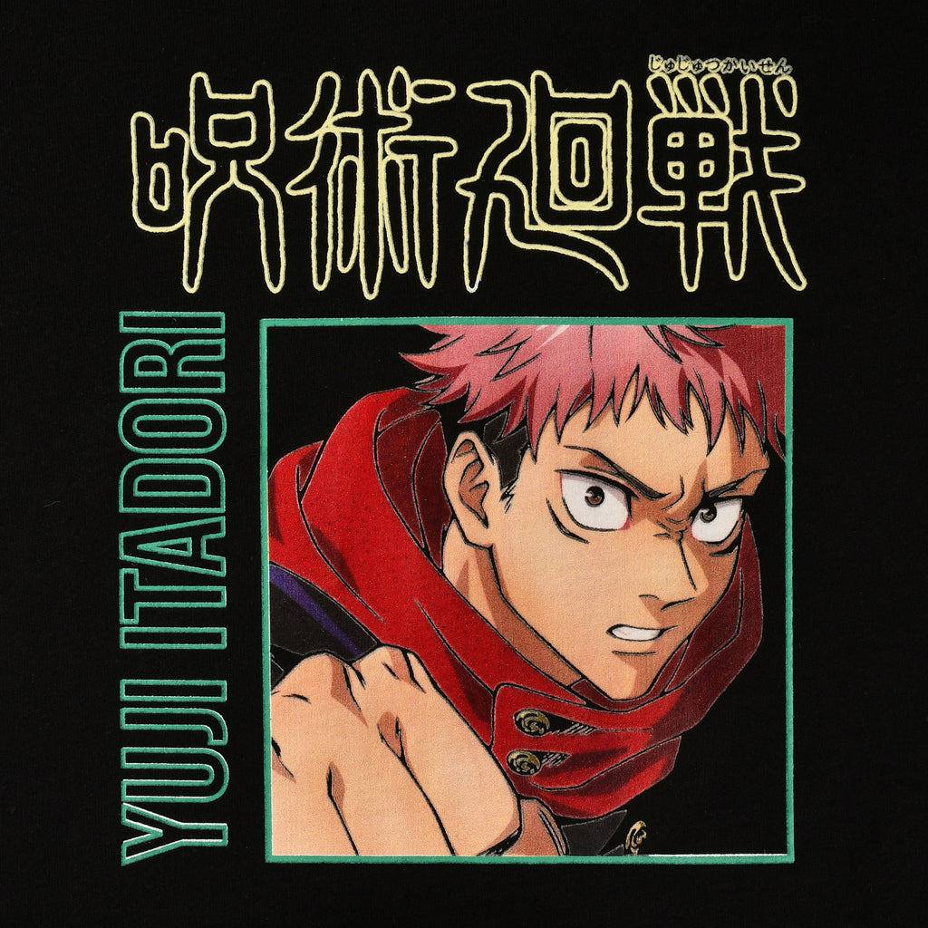 Zdjęcie produktu Jujutsu Kaisen - Bluza z kapturem Yuji Itadori czarna