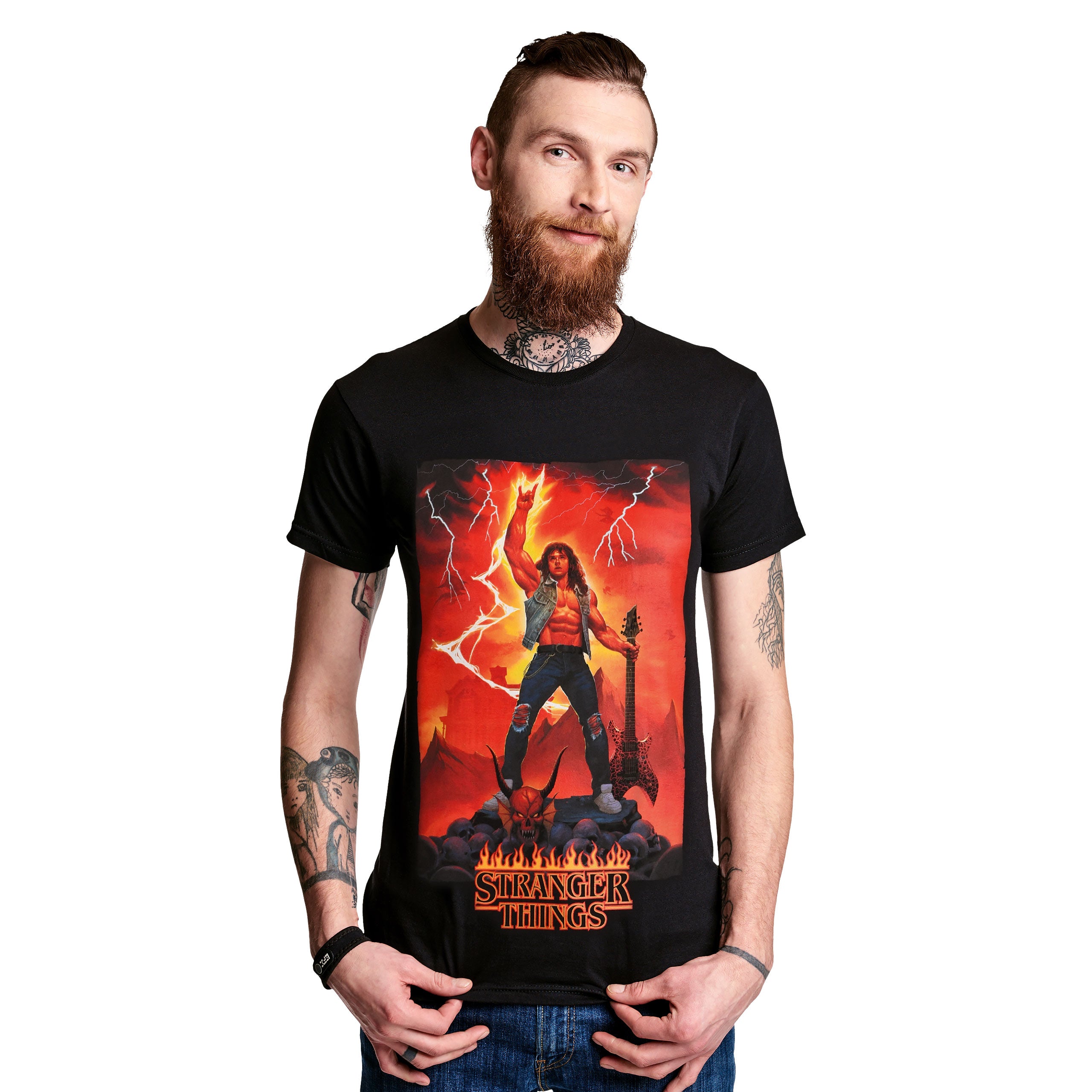 Product image Stranger Things - Eddie Rocks T-Shirt black
