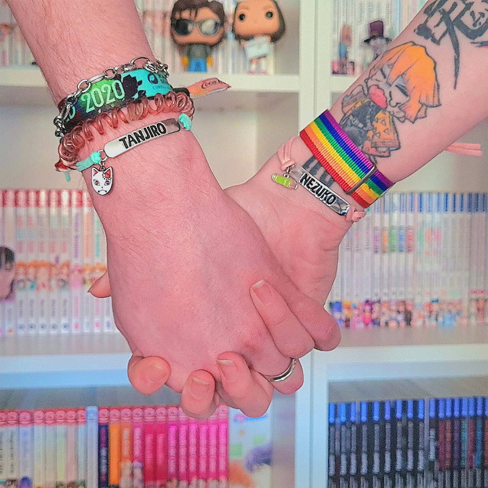 Product image Demon Slayer - Nezuko and Tanjiro Bracelets Set of 2