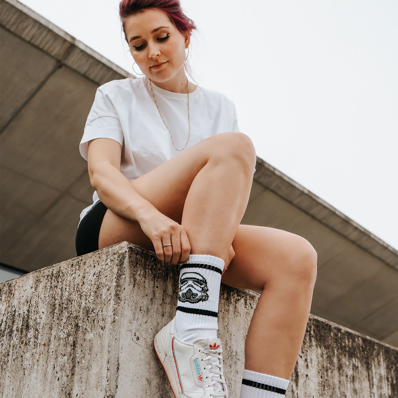Zdjęcie produktu Oryginalne Stormtrooper - Sportowe skarpetki Trooper zestaw 2 pary