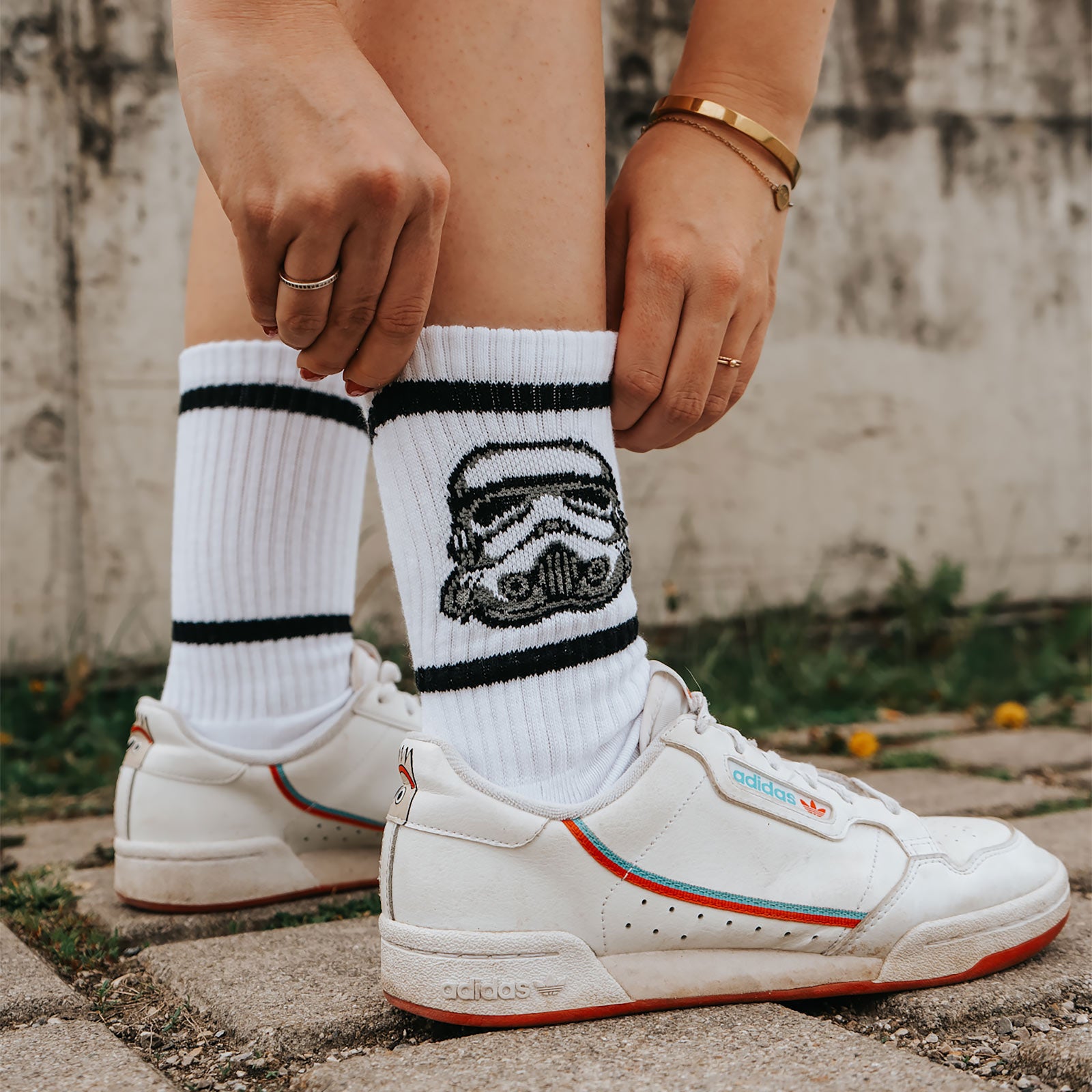 Zdjęcie produktu Oryginalne Stormtrooper - Sportowe skarpetki Trooper zestaw 2 pary