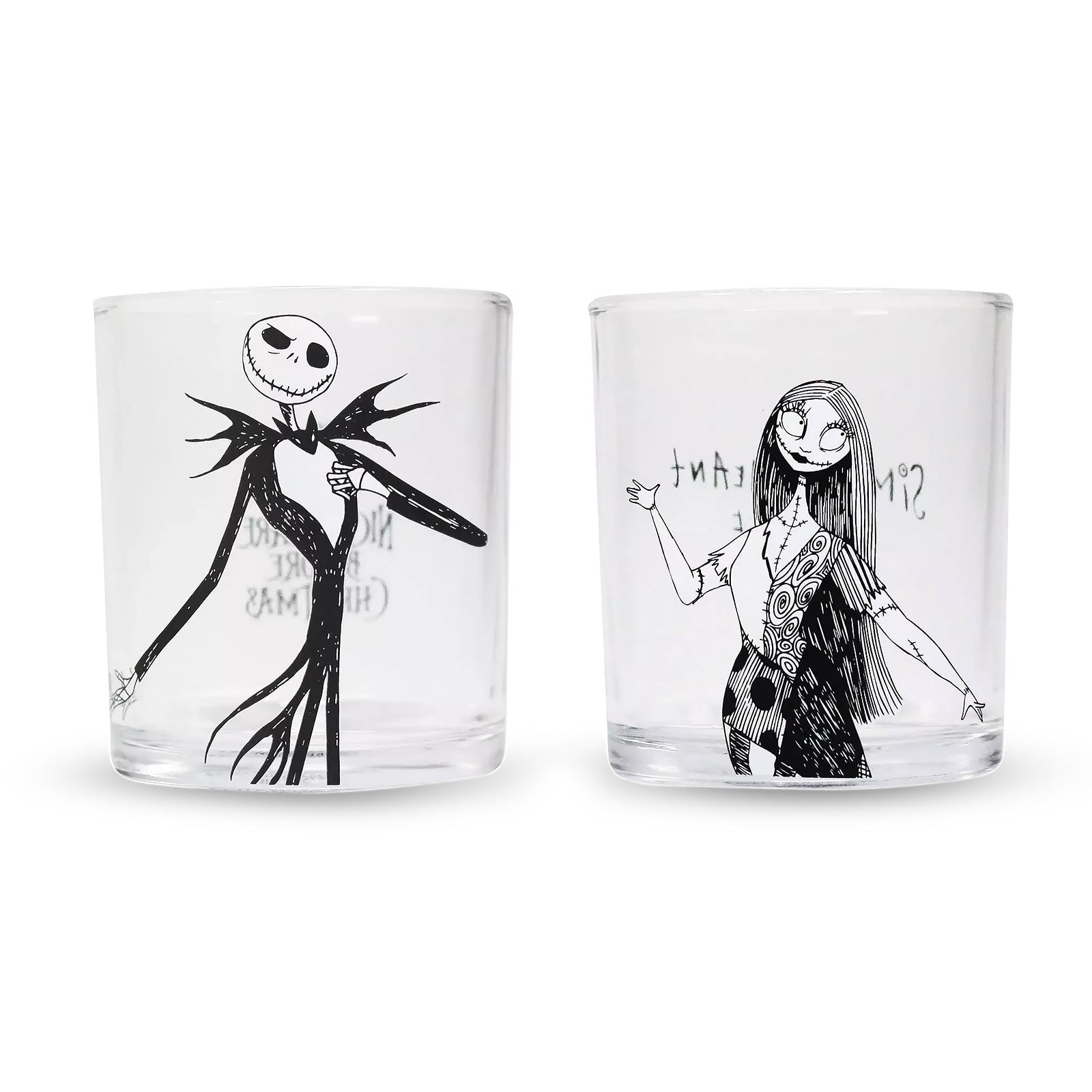 Zdjęcie produktu Nightmare Before Christmas - Jack & Sally Szklanki Zestaw 2 szt.