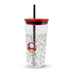 Product image Super Mario - Super Mushroom Mug with Straw