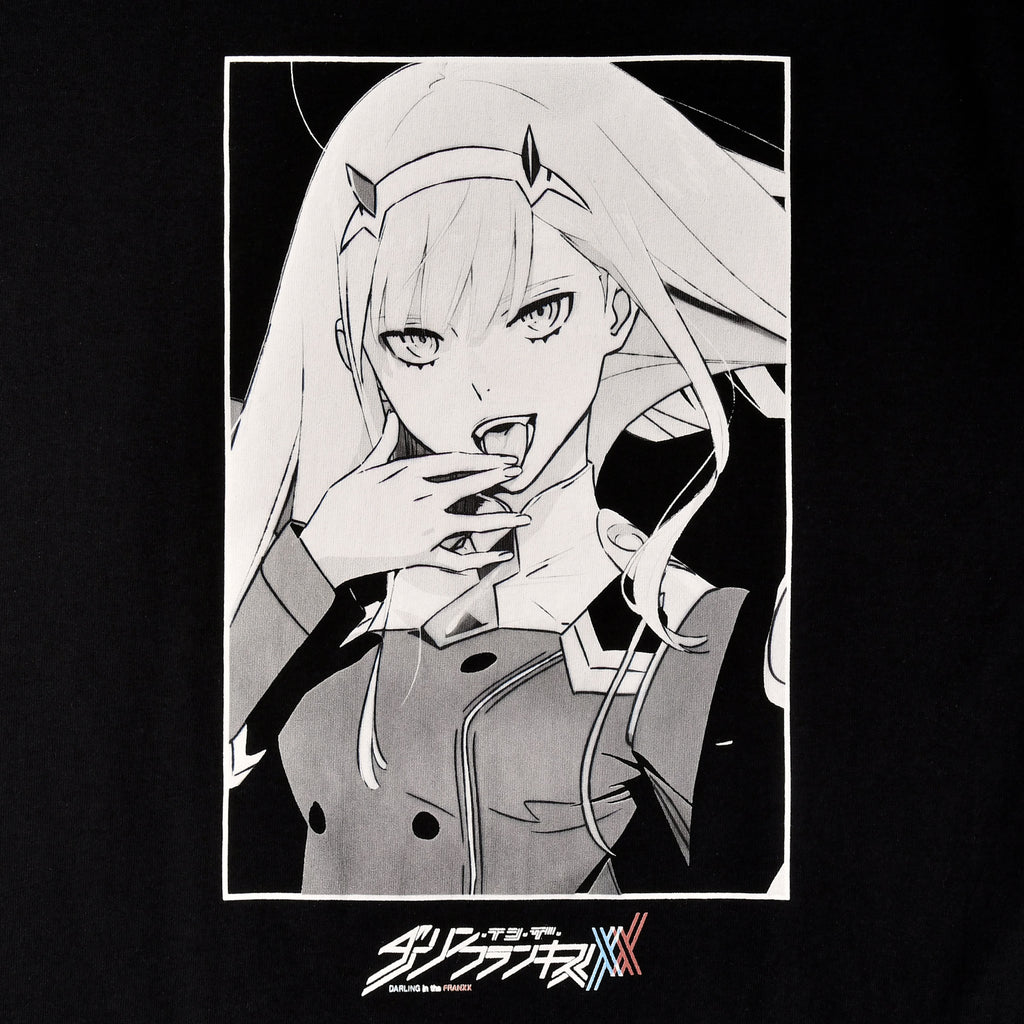 Zdjęcie produktu Darling in the Franxx - Zero Two Czarna Koszulka Crew T-Shirt czarna