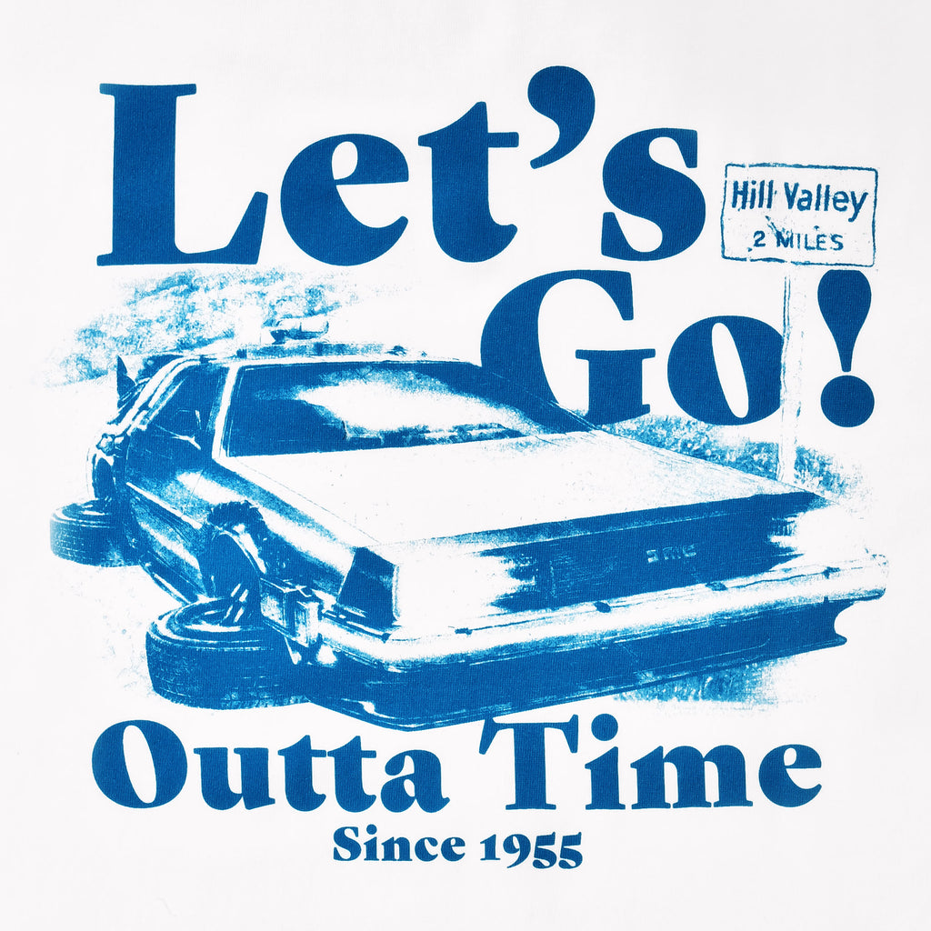 Zdjęcie produktu Powrót do przyszłości - Let's Go T-Shirt biały