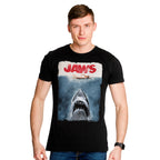 Zdjęcie produktu Szczęki - Koszulka z plakatem Jaws czarna