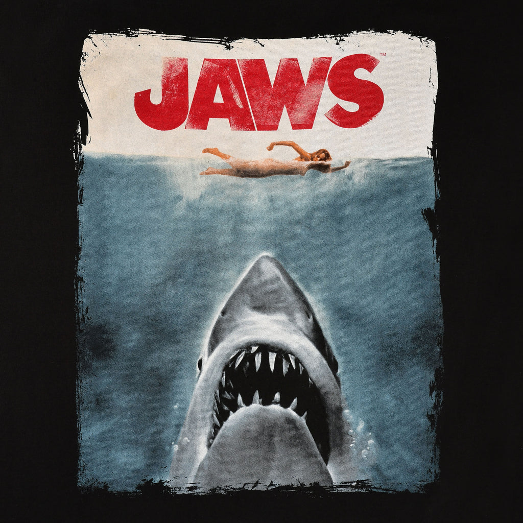 Zdjęcie produktu Szczęki - Koszulka z plakatem Jaws czarna