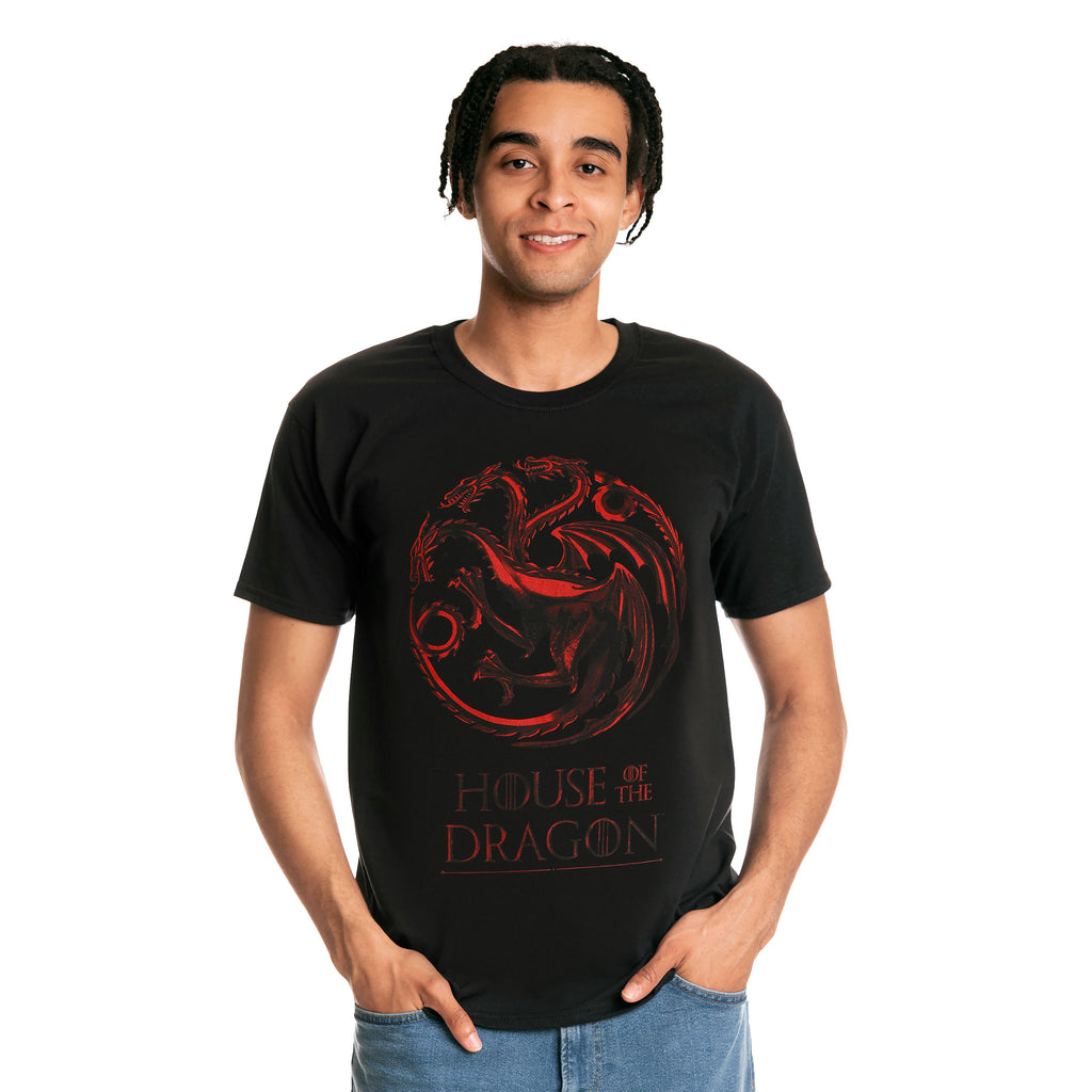 Zdjęcie produktu House of the Dragon - Koszulka z logo czarna