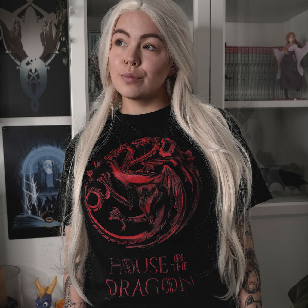 Zdjęcie produktu House of the Dragon - Koszulka z logo czarna