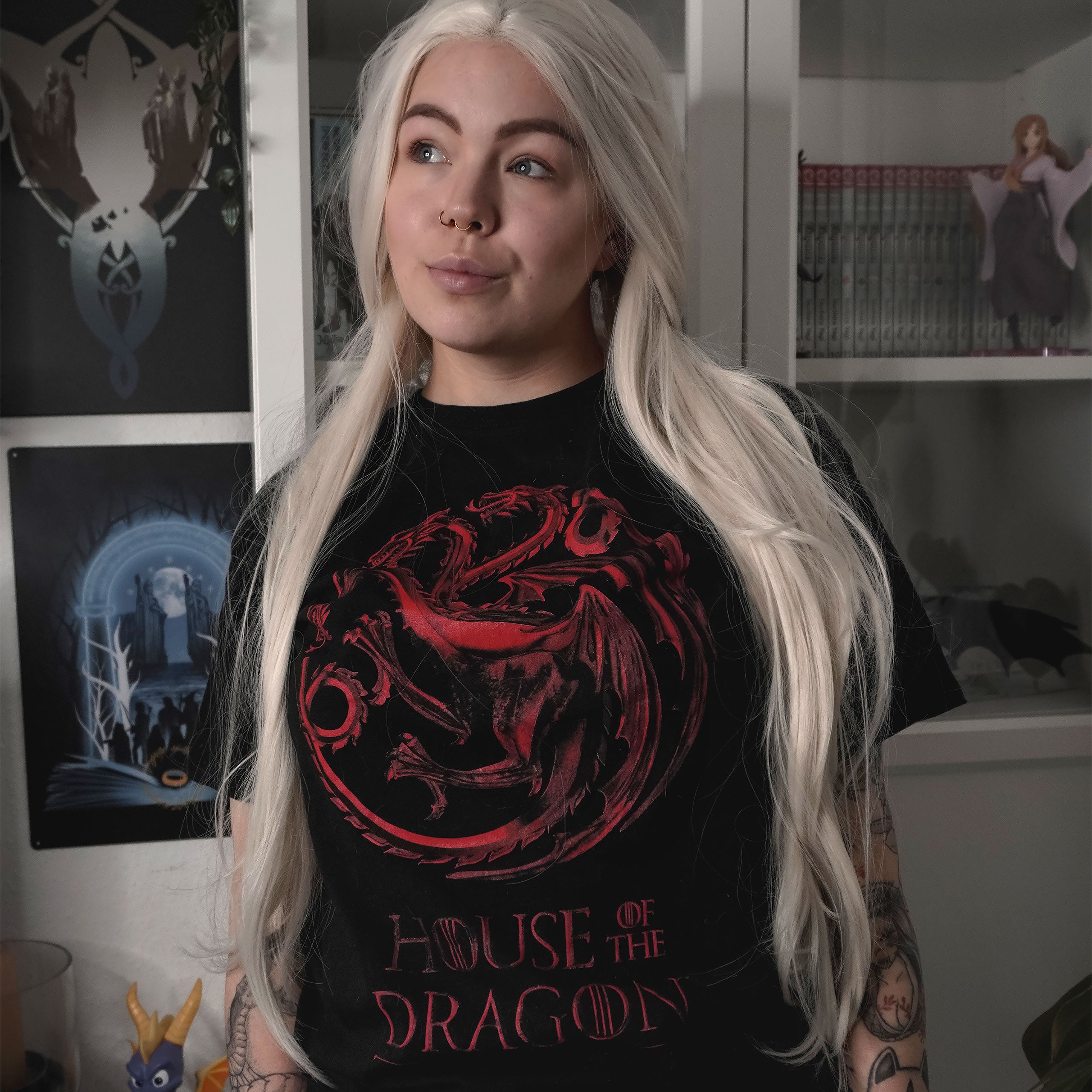 Zdjęcie produktu House of the Dragon - Koszulka z logo czarna