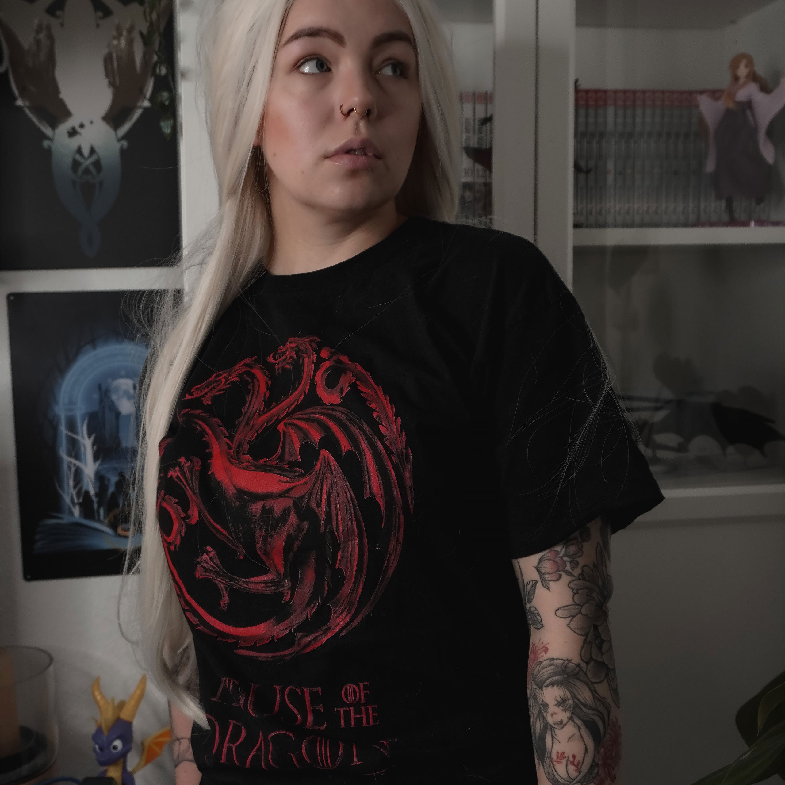 Zdjęcie produktu House of the Dragon - Koszulka z logo czarna