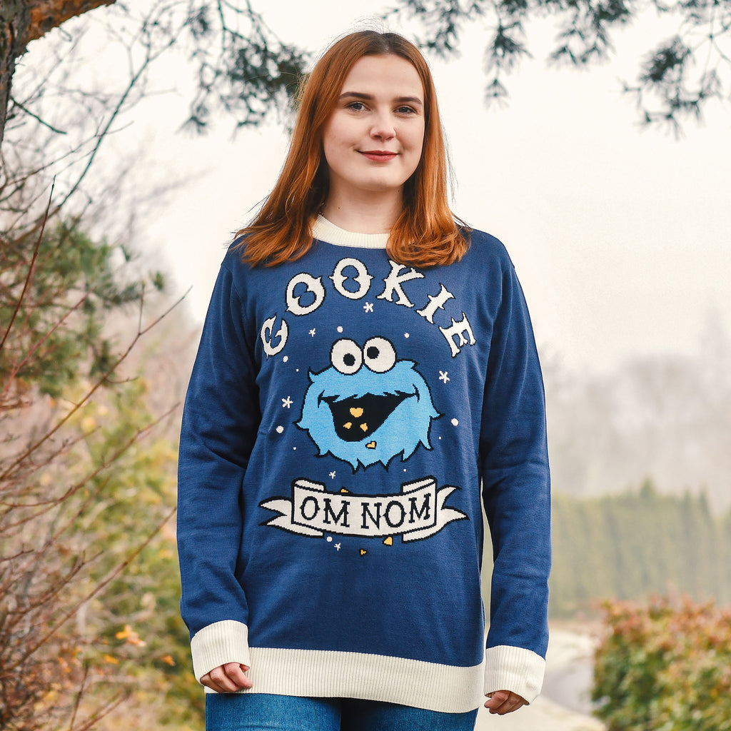 Zdjęcie produktu Sweter Krówek Cookie Om Nom - Ulica Sezamkowa