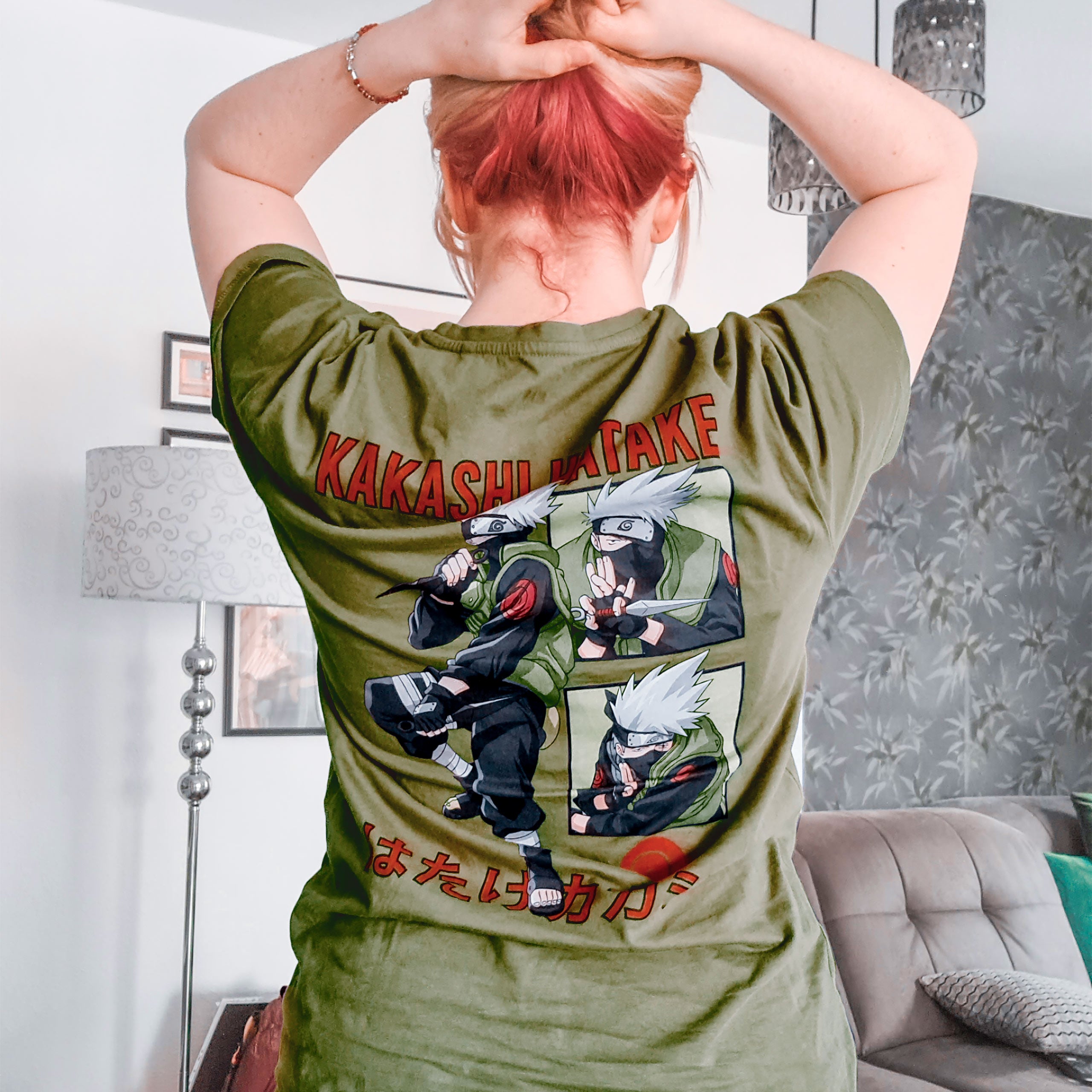 Zdjęcie produktu Naruto - Kakashi Hatake T-Shirt zielony