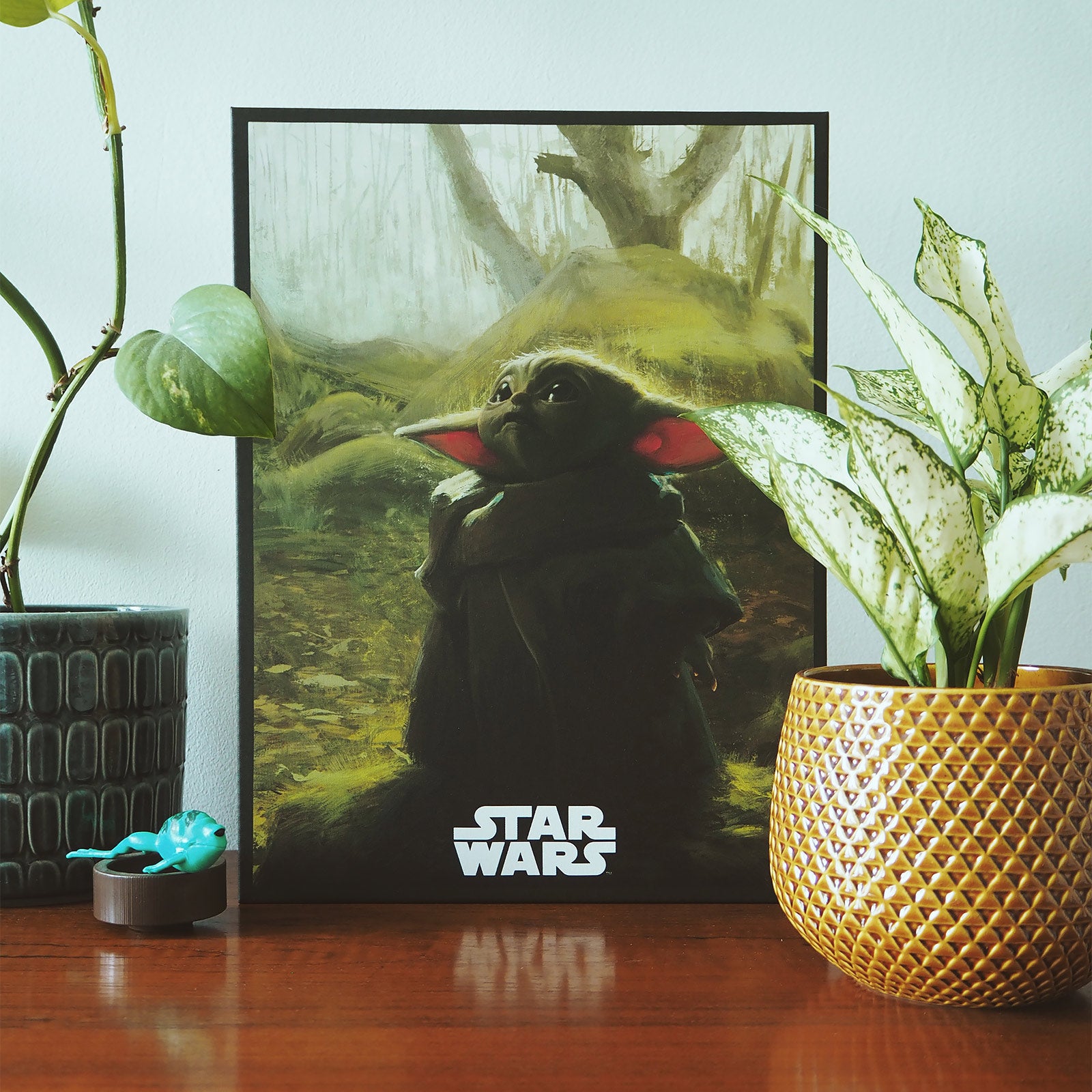 Zdjęcie produktu Grogu Obraz na ścianę z podświetleniem - Star Wars The Mandalorian