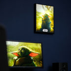 Zdjęcie produktu Grogu Obraz na ścianę z podświetleniem - Star Wars The Mandalorian
