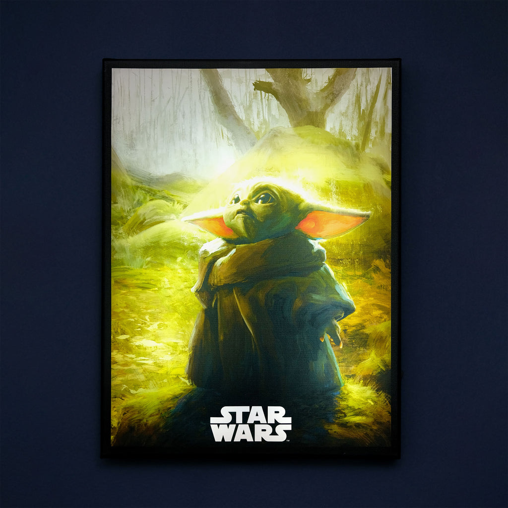 Zdjęcie produktu Grogu Obraz na ścianę z podświetleniem - Star Wars The Mandalorian