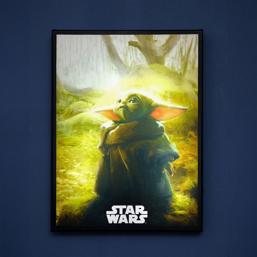 Zdjęcie produktu Grogu Obraz na ścianę z podświetleniem - Star Wars The Mandalorian