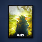 Zdjęcie produktu Grogu Obraz na ścianę z podświetleniem - Star Wars The Mandalorian