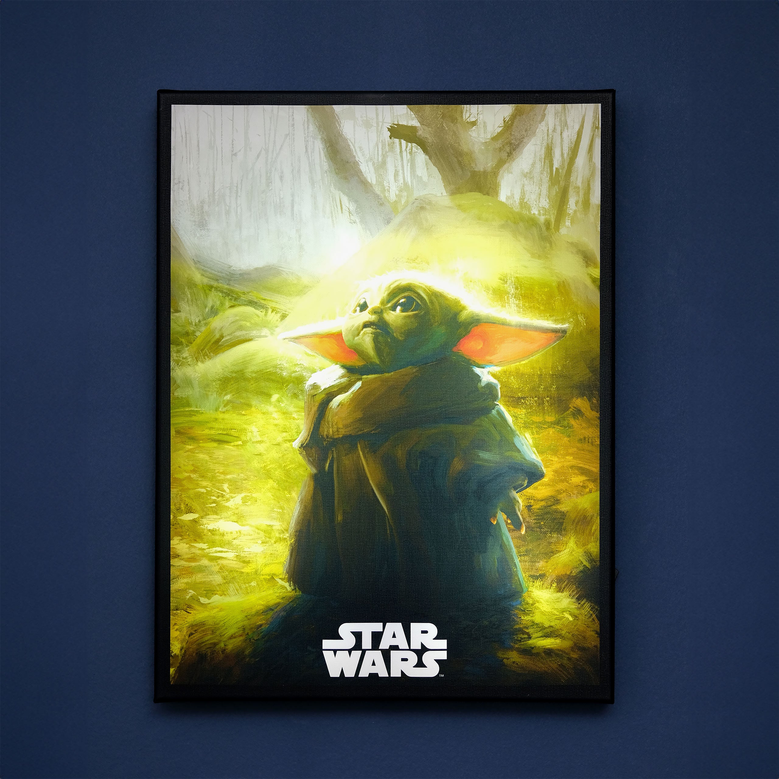 Zdjęcie produktu Grogu Obraz na ścianę z podświetleniem - Star Wars The Mandalorian