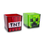 Zdjęcie produktu Minecraft - Zestaw 2 szklanek Creeper i TNT