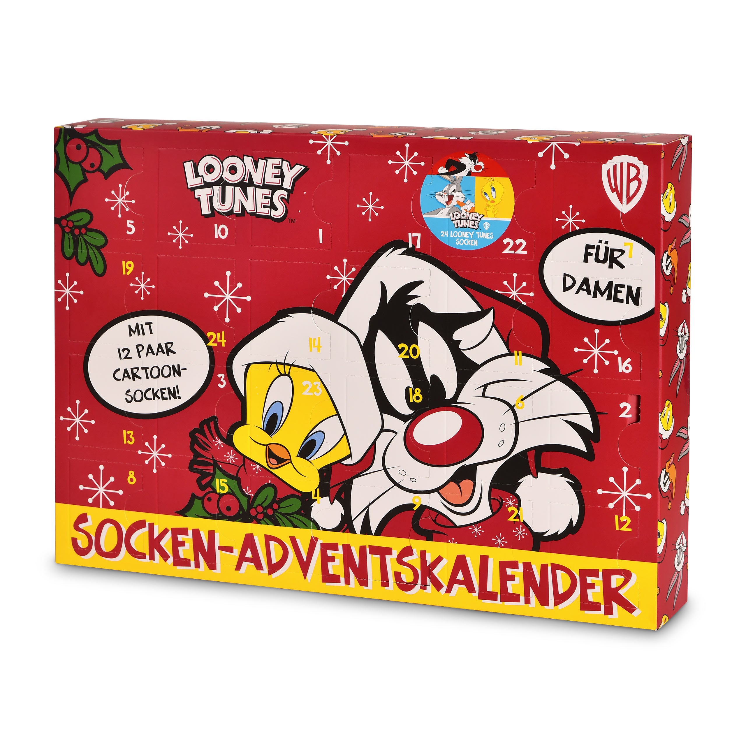 Product image Looney Tunes - Socks Advent Calendar 39-42