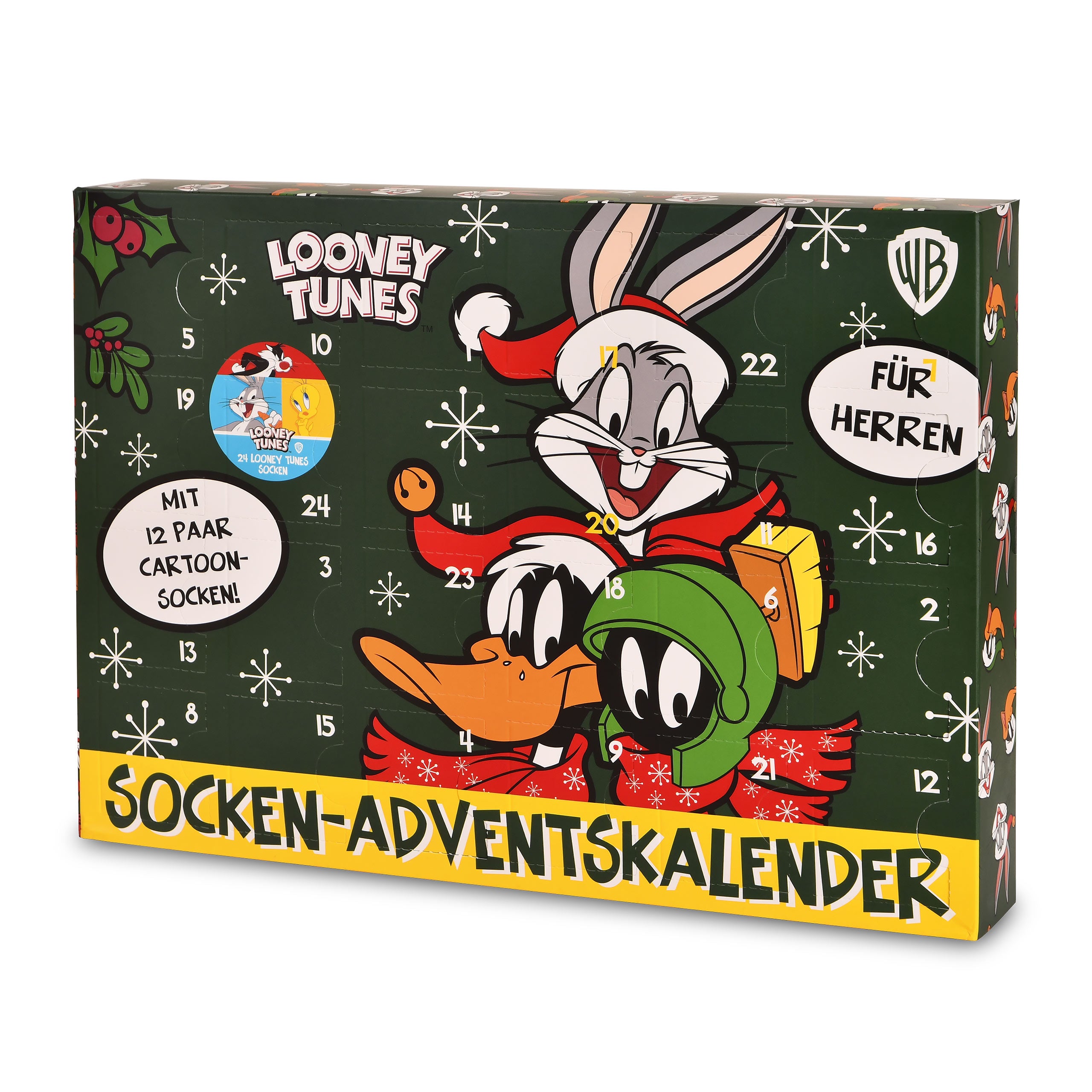 Zdjęcie produktu Looney Tunes - Skarpetkowy Kalendarz Adwentowy 42-46