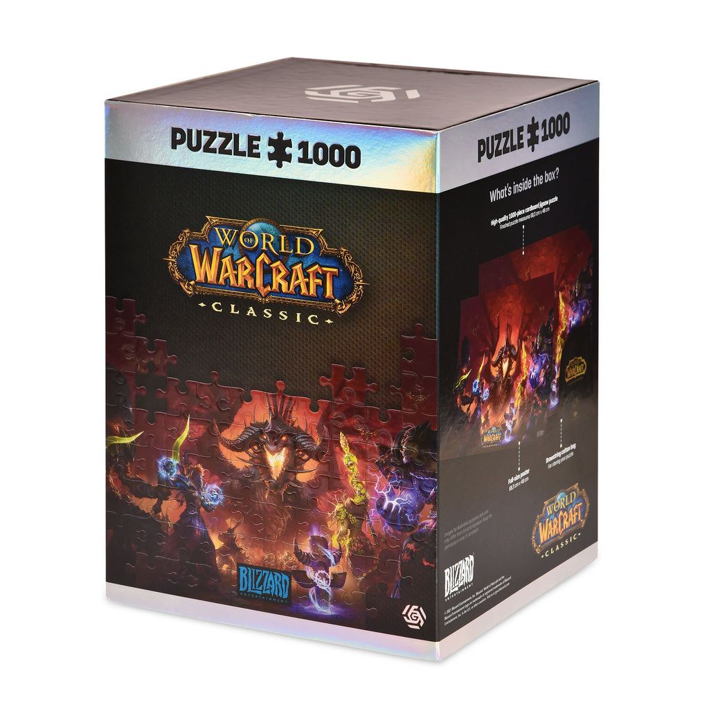 Zdjęcie produktu World of Warcraft - Puzzle Onyxia z torbą materiałową z logo