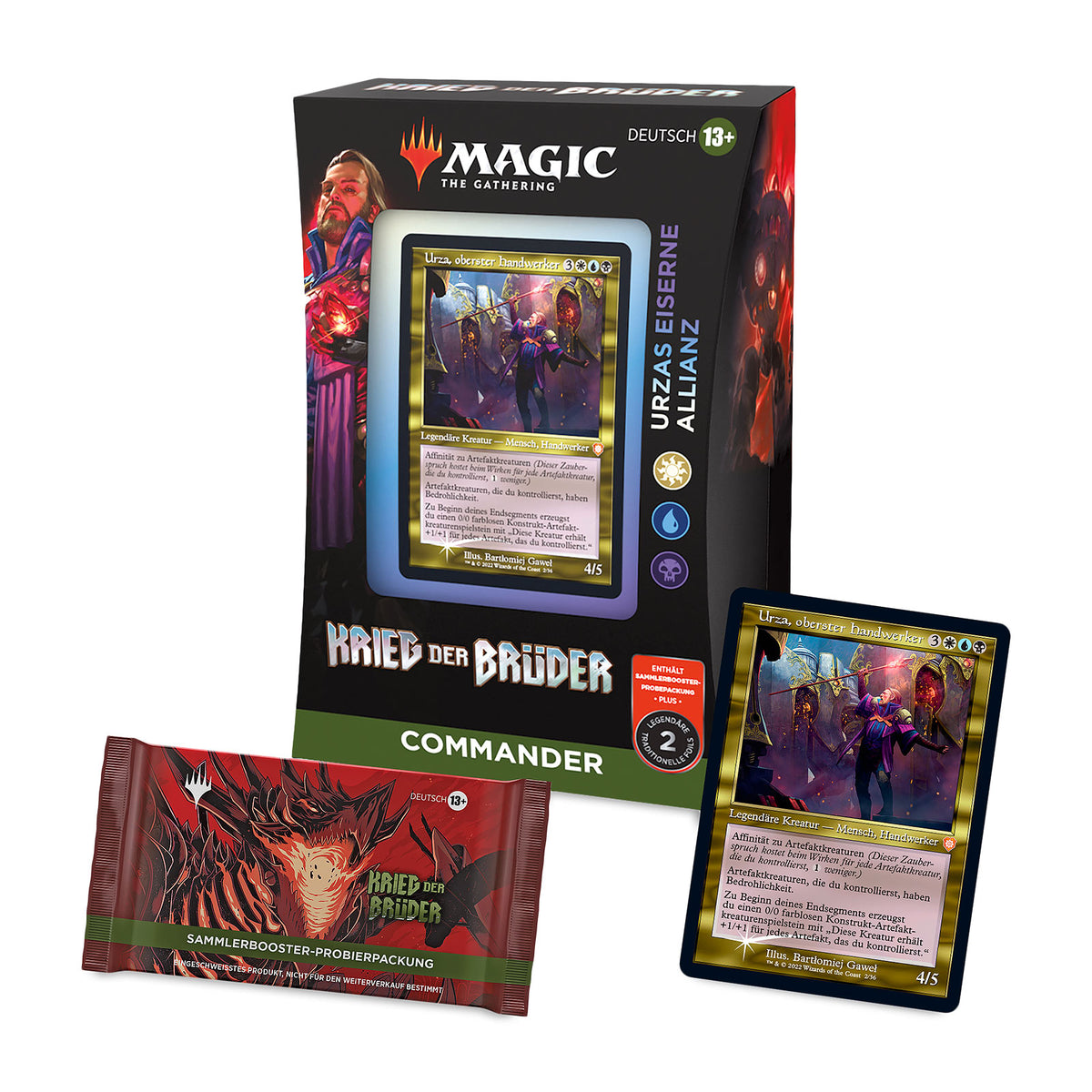 Zdjęcie produktu Wojna Braci Talia Dowódcy Urza Żelazny Sojusz - Magic The Gathering