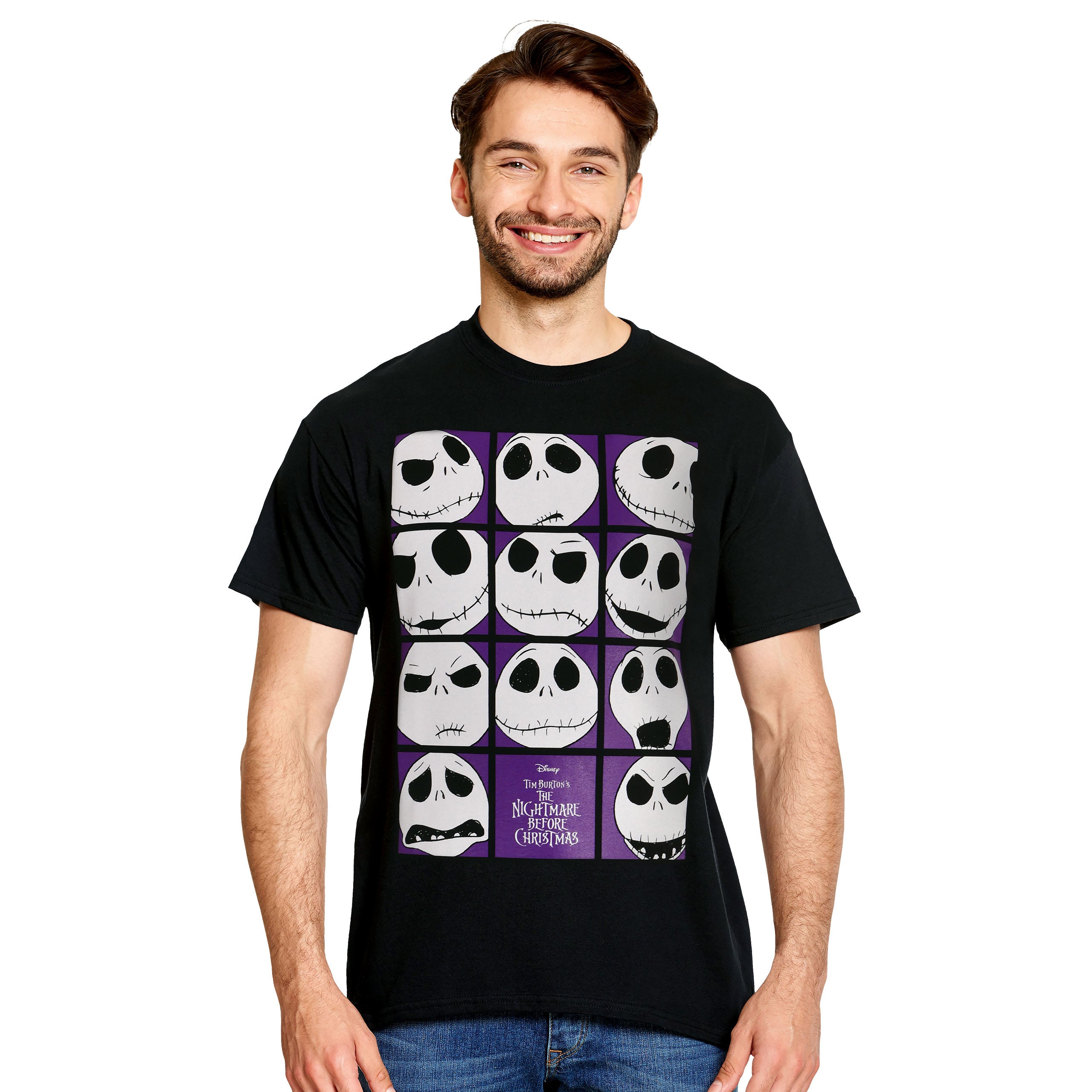Zdjęcie produktu Nightmare Before Christmas - Blockheads T-Shirt czarne