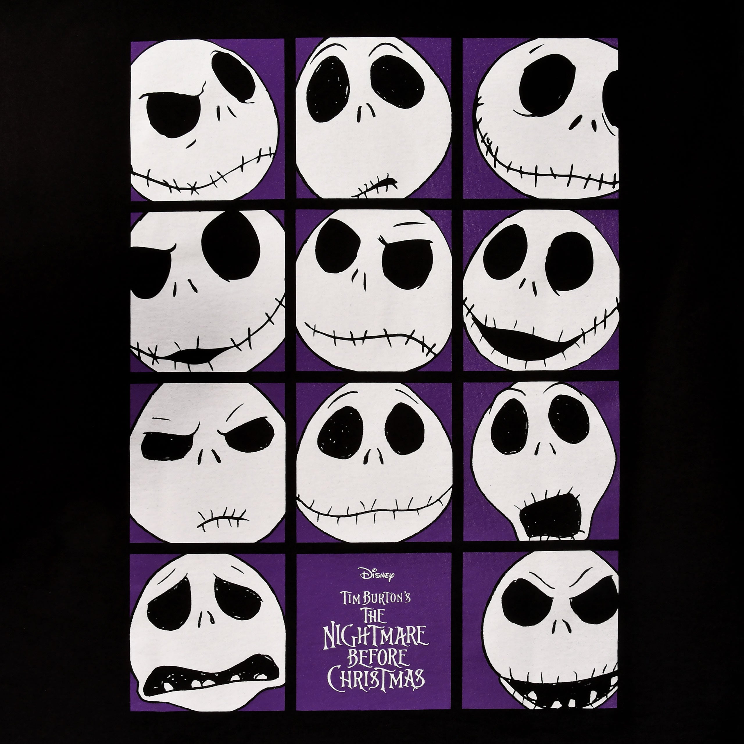Zdjęcie produktu Nightmare Before Christmas - Blockheads T-Shirt czarne