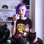 Zdjęcie produktu Nightmare Before Christmas - Jack & Sally T-Shirt czarne
