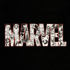 Zdjęcie produktu Bluza z kapturem Marvel Comic Logo dla dzieci czarna