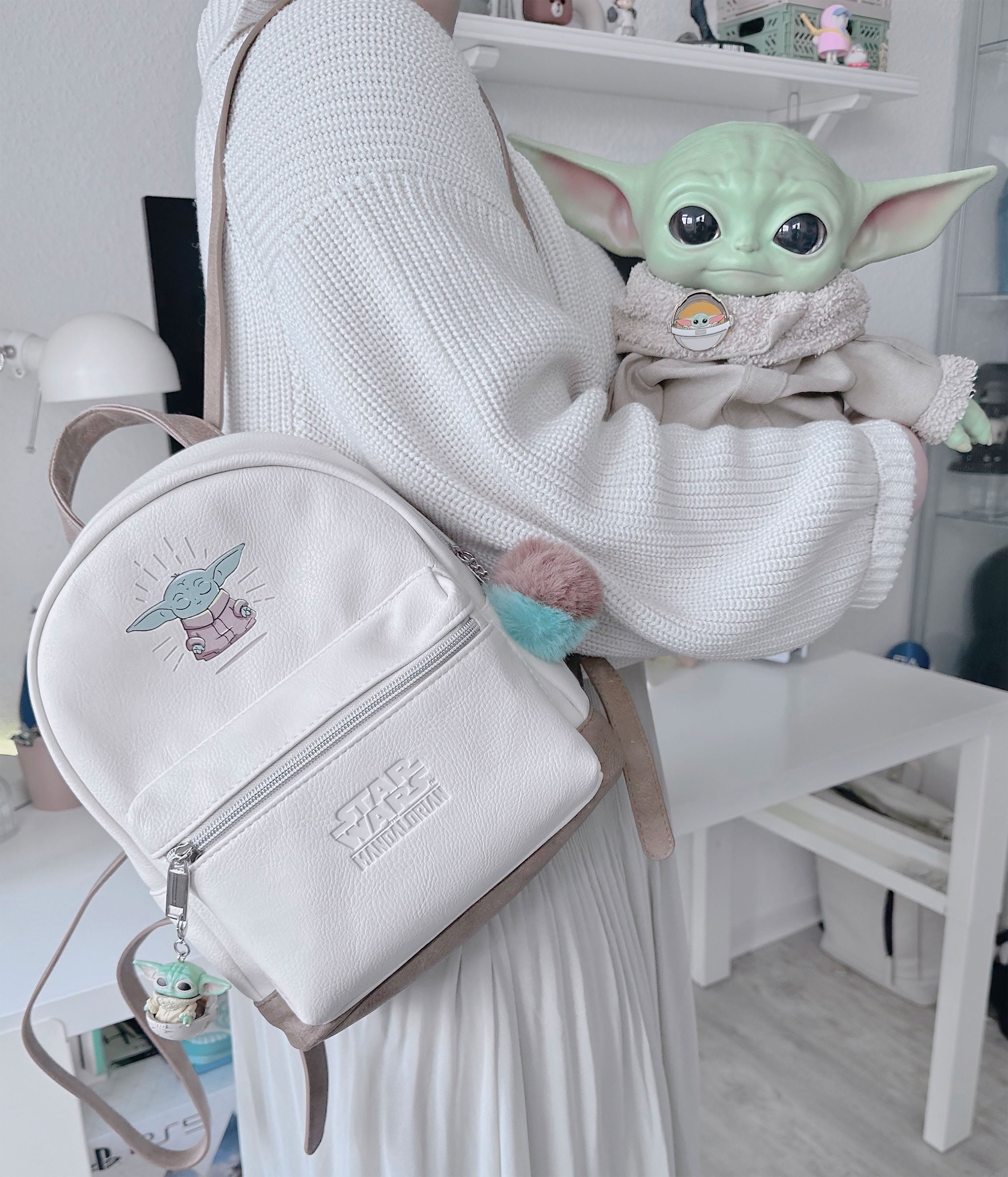 Product image Grogu Mini Backpack with Pom Pom - Star Wars The Mandalorian