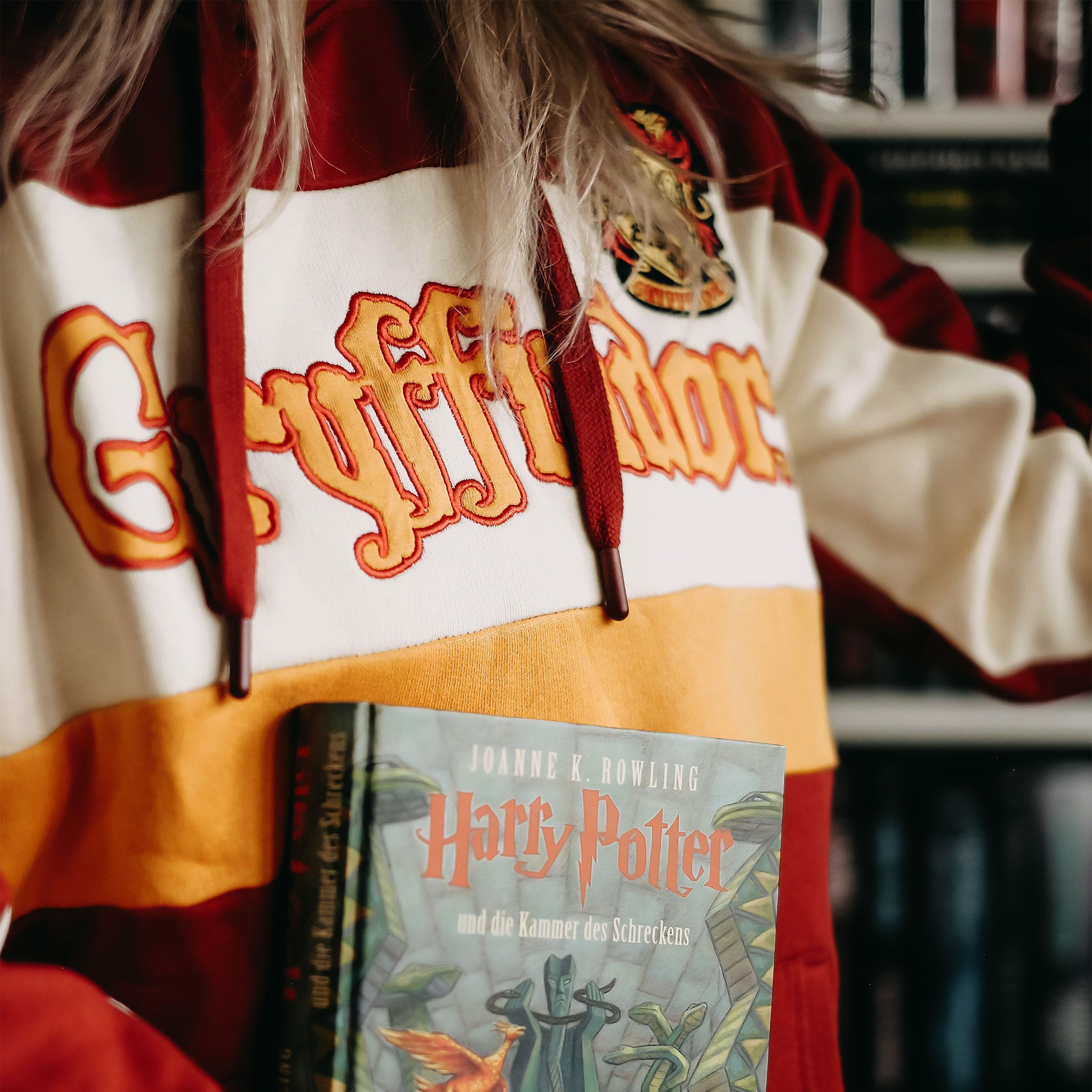 Zdjęcie produktu Harry Potter - Bluza z kapturem Team Gryffindor Block