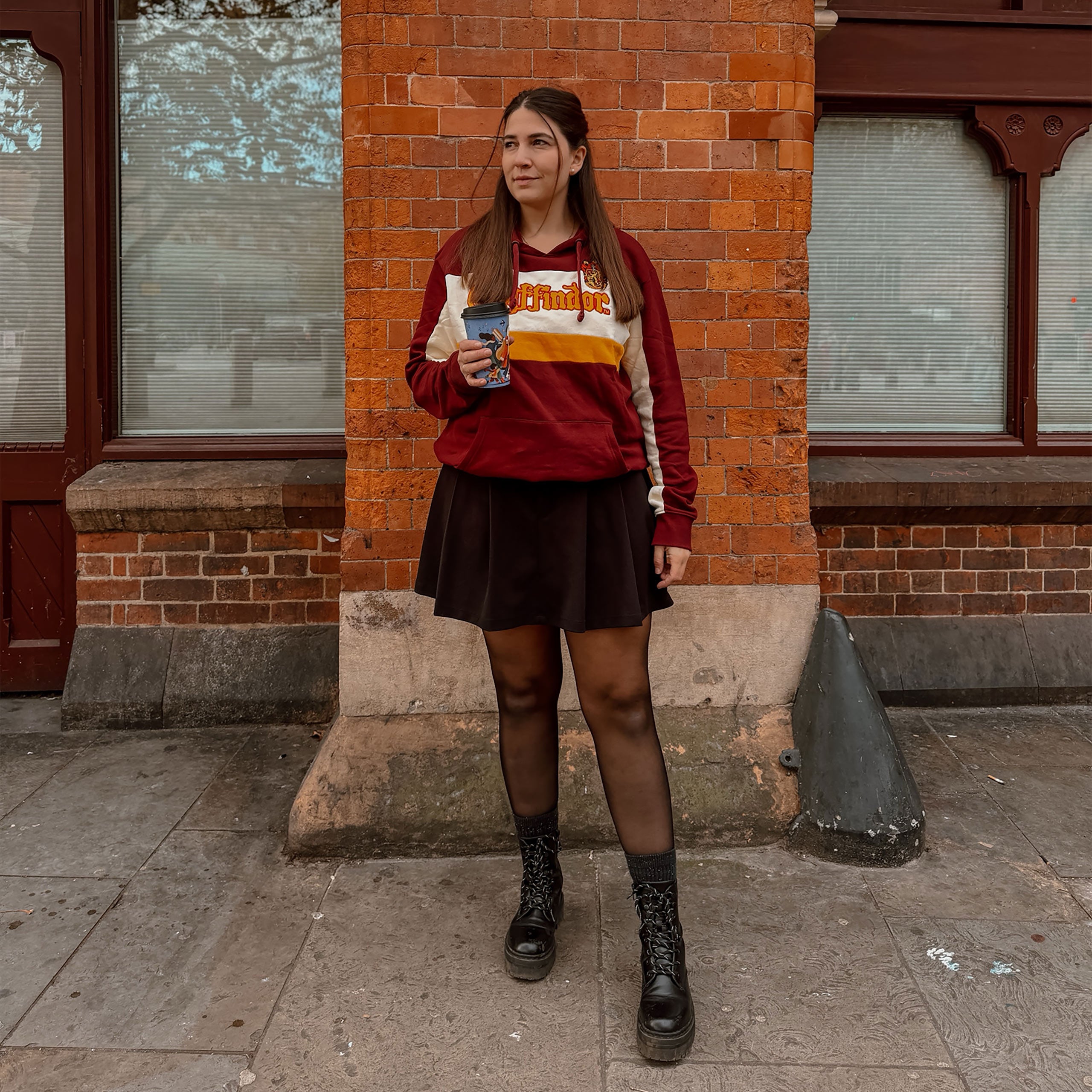 Zdjęcie produktu Harry Potter - Bluza z kapturem Team Gryffindor Block