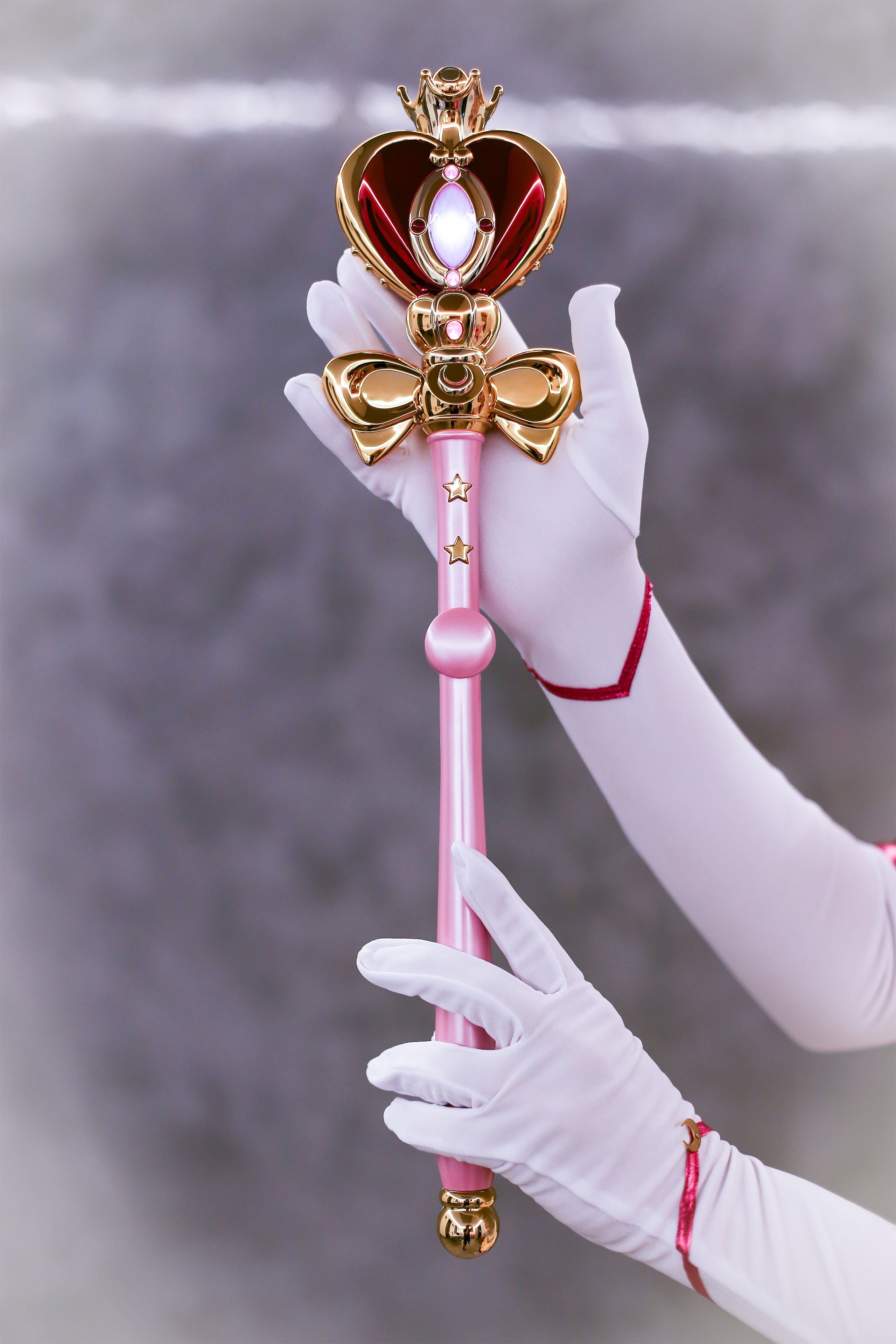 Zdjęcie produktu Sailor Moon - Kosmiczne Berło Księżycowych Serc Replika