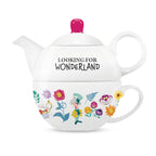 Zdjęcie produktu Alicja w Krainie Czarów - Looking For Wonderland Dzbanek do herbaty z filiżanką