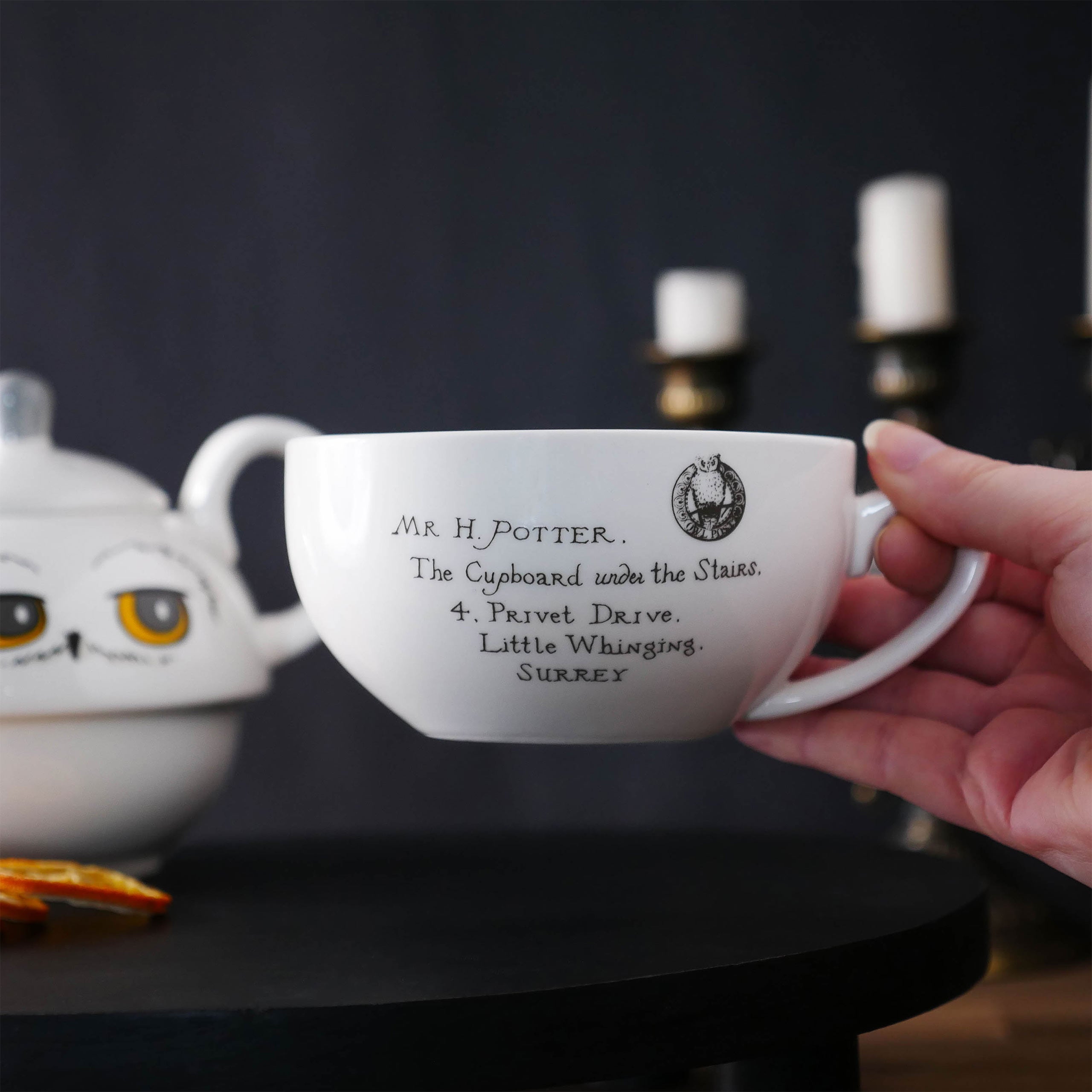 Zdjęcie produktu Harry Potter - Dzbanek do herbaty Hedwiga z filiżanką
