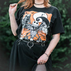 Zdjęcie produktu Nightmare Before Christmas - Orange Moon T-Shirt czarne