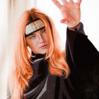 Zdjęcie produktu Naruto Shippuden - Czarna opaska na głowę z symbolem Pain