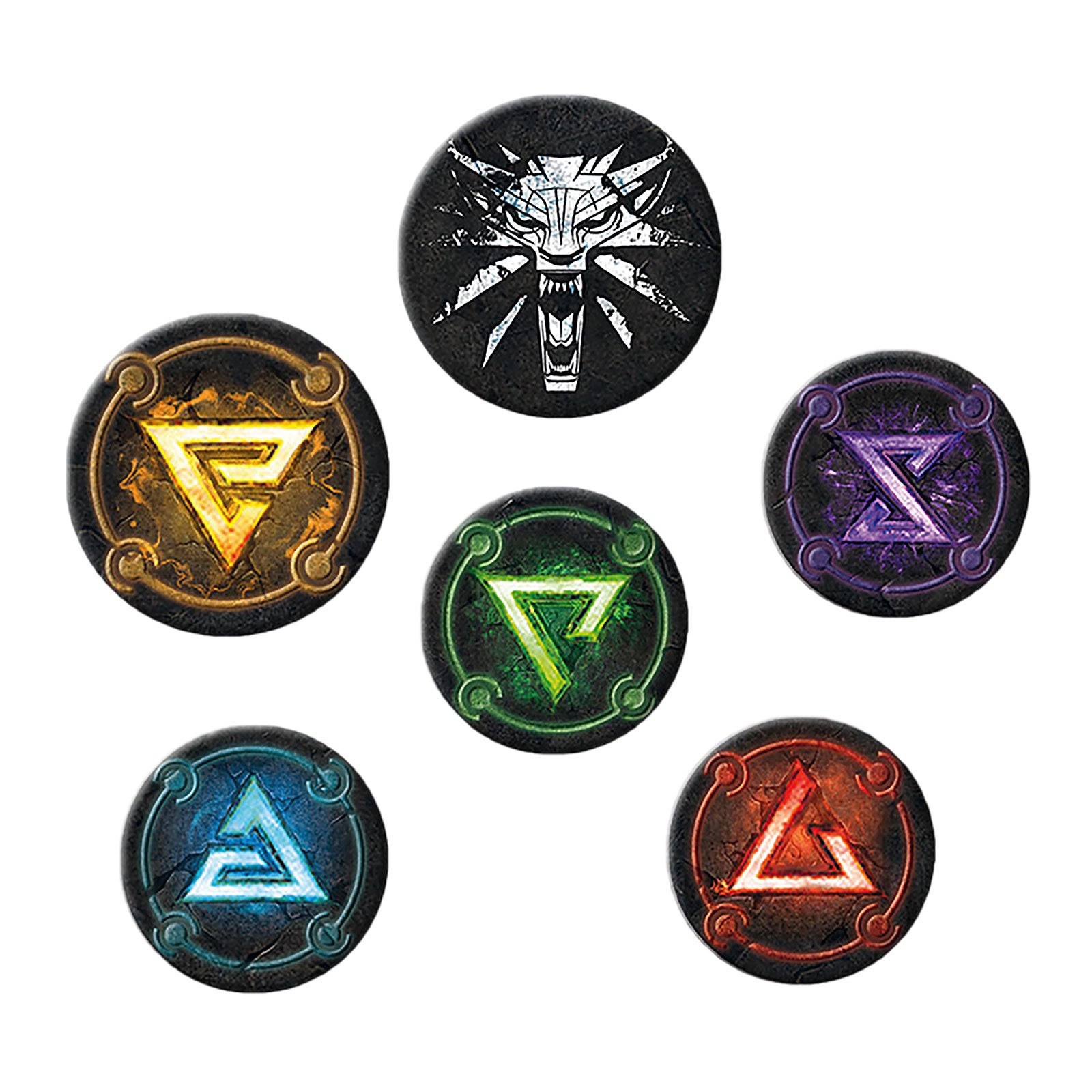 Product image Witcher - Symbols Button 6-piece Set