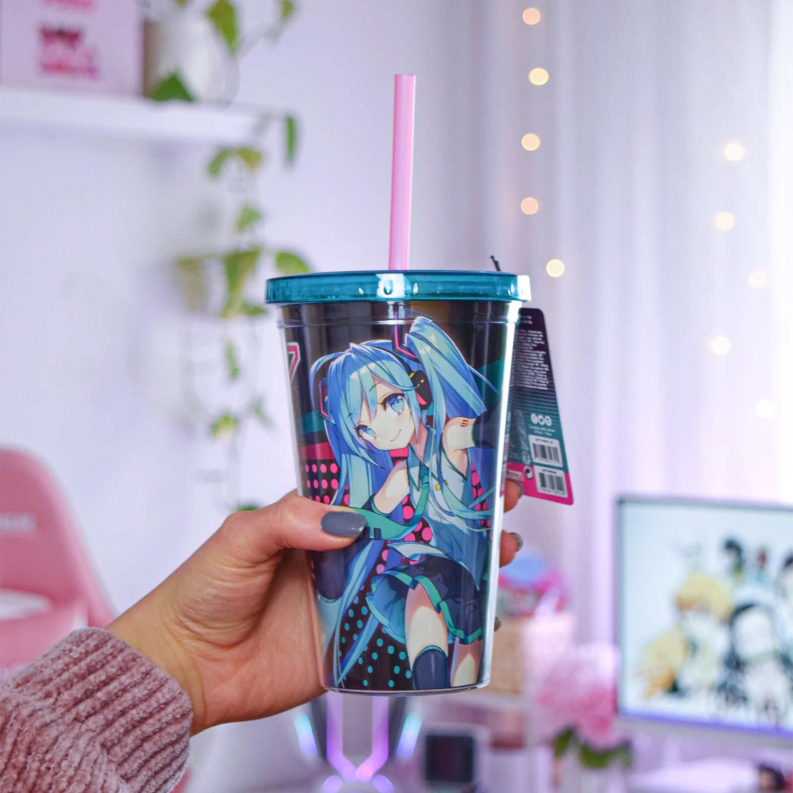 Zdjęcie produktu Hatsune Miku - Kubek z rurką