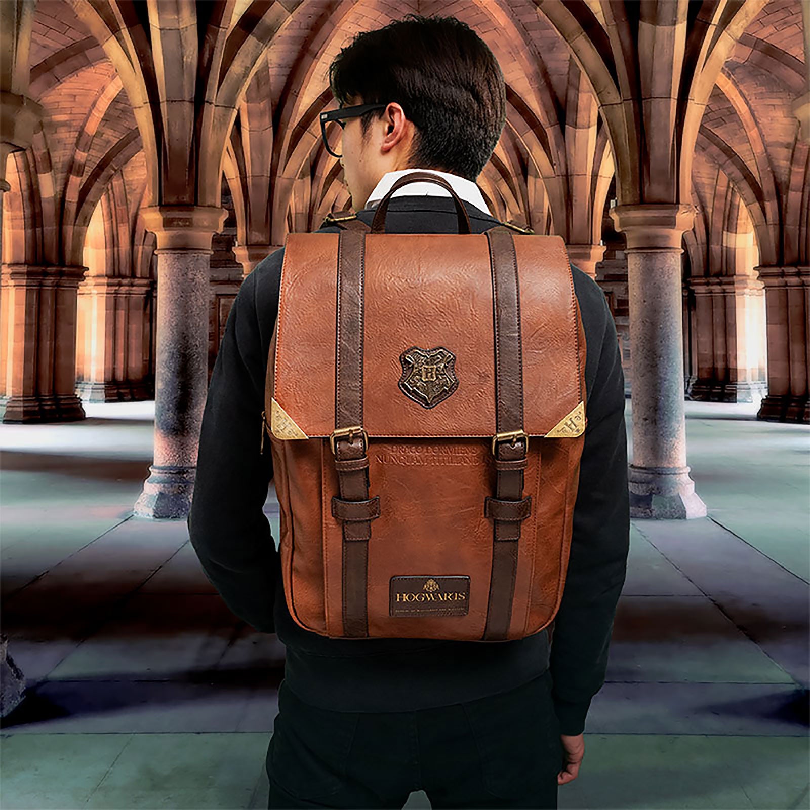 Zdjęcie produktu Harry Potter - Brązowy plecak Hogwarts