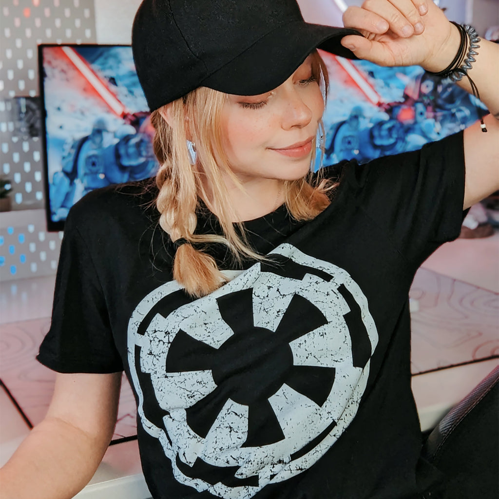 Zdjęcie produktu Koszulka z logo Imperium czarna - Star Wars Andor