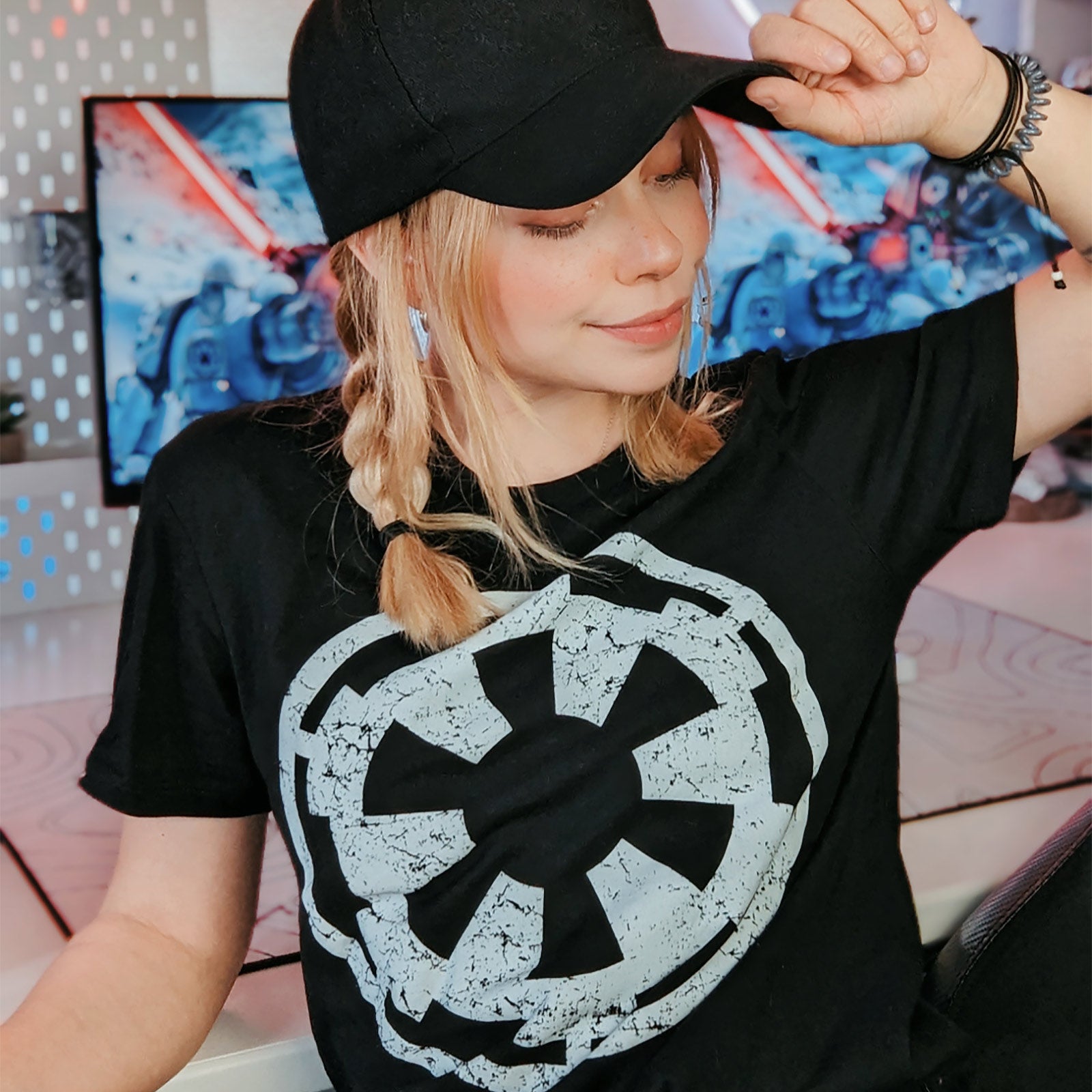 Zdjęcie produktu Koszulka z logo Imperium czarna - Star Wars Andor